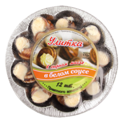 Улитки в белом соусе